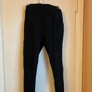 Black High Waisted Leggings WITH POCKETS